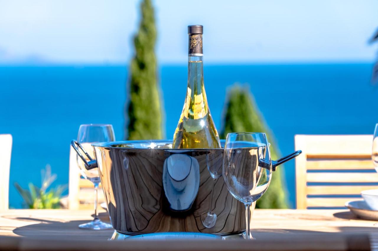 Superbe Villa, Incroyable Vue Mer, Piscine Chauffee, Climatisee Sainte-Maxime Exterior foto