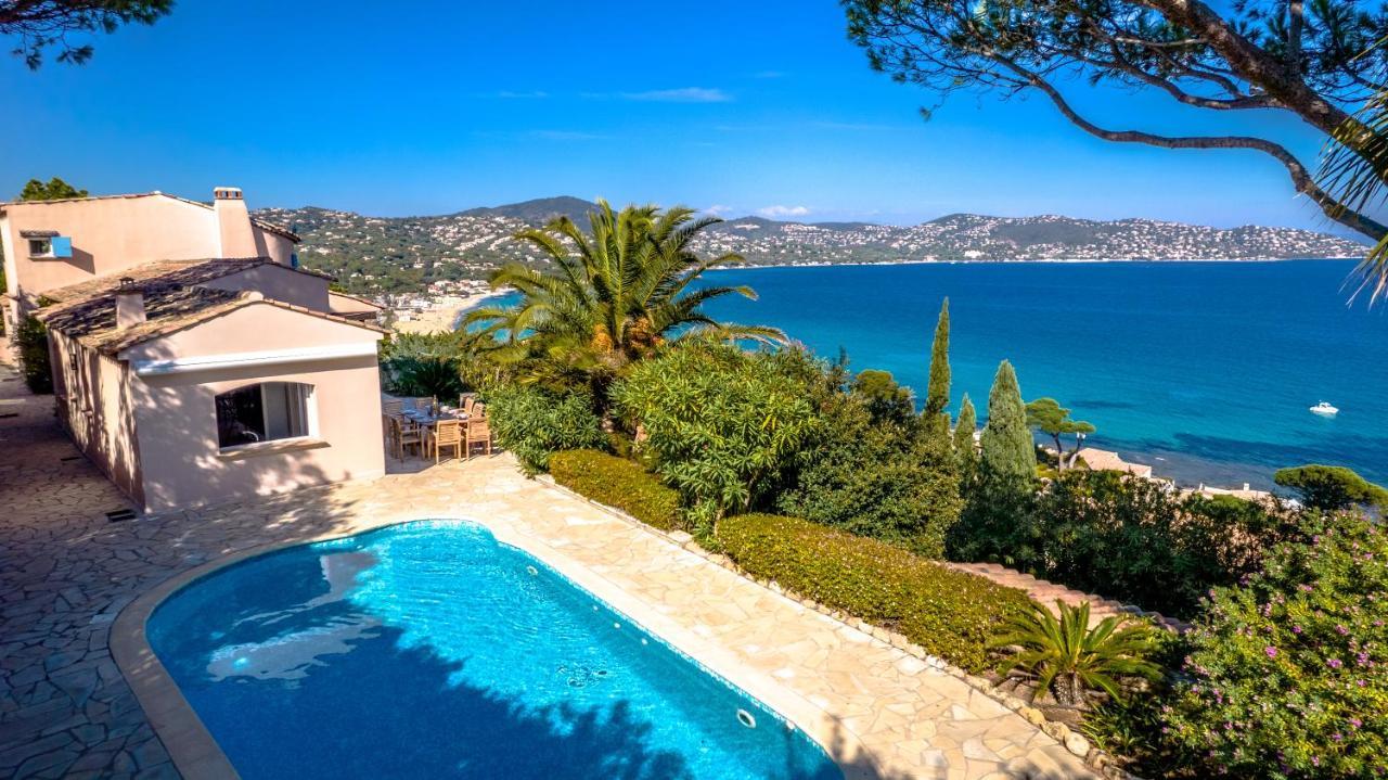 Superbe Villa, Incroyable Vue Mer, Piscine Chauffee, Climatisee Sainte-Maxime Exterior foto