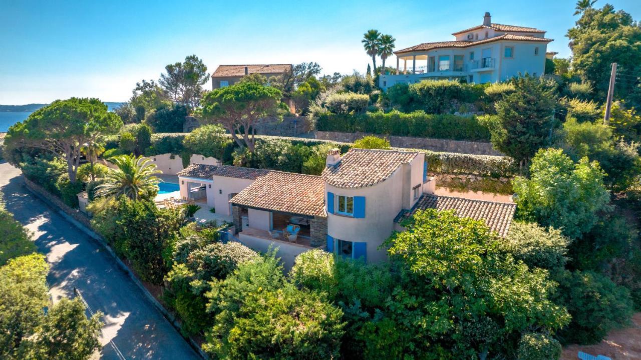 Superbe Villa, Incroyable Vue Mer, Piscine Chauffee, Climatisee Sainte-Maxime Exterior foto