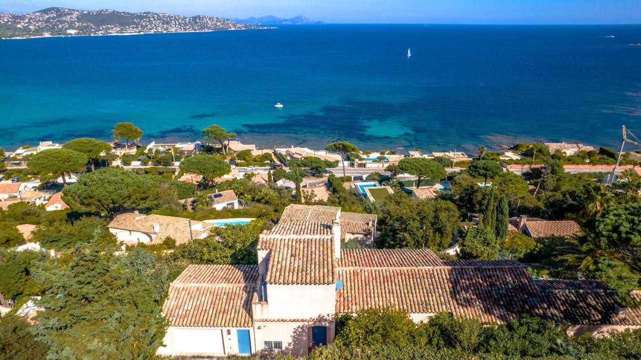 Superbe Villa, Incroyable Vue Mer, Piscine Chauffee, Climatisee Sainte-Maxime Exterior foto