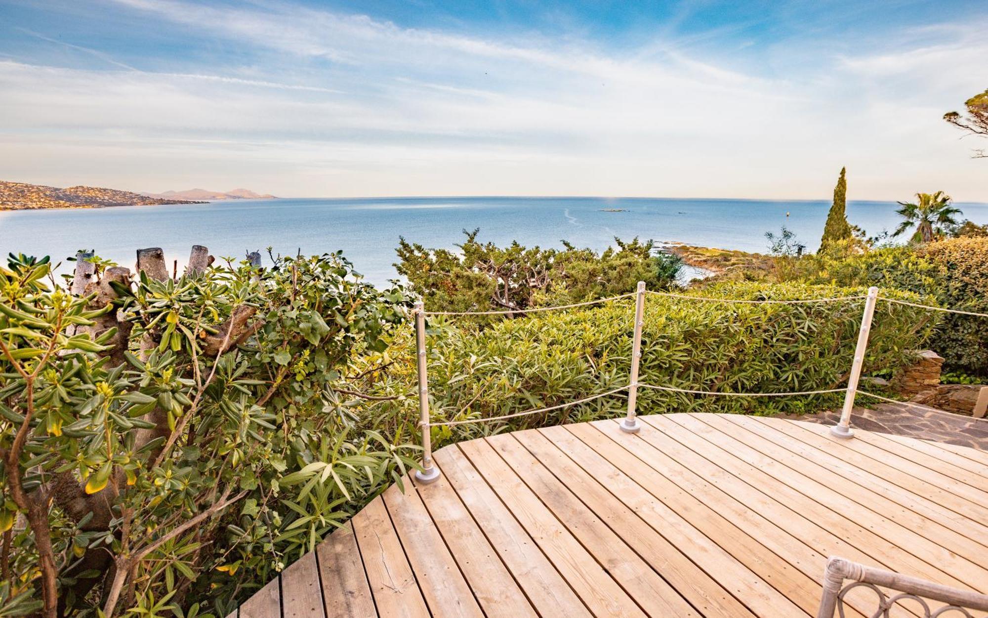 Superbe Villa, Incroyable Vue Mer, Piscine Chauffee, Climatisee Sainte-Maxime Exterior foto