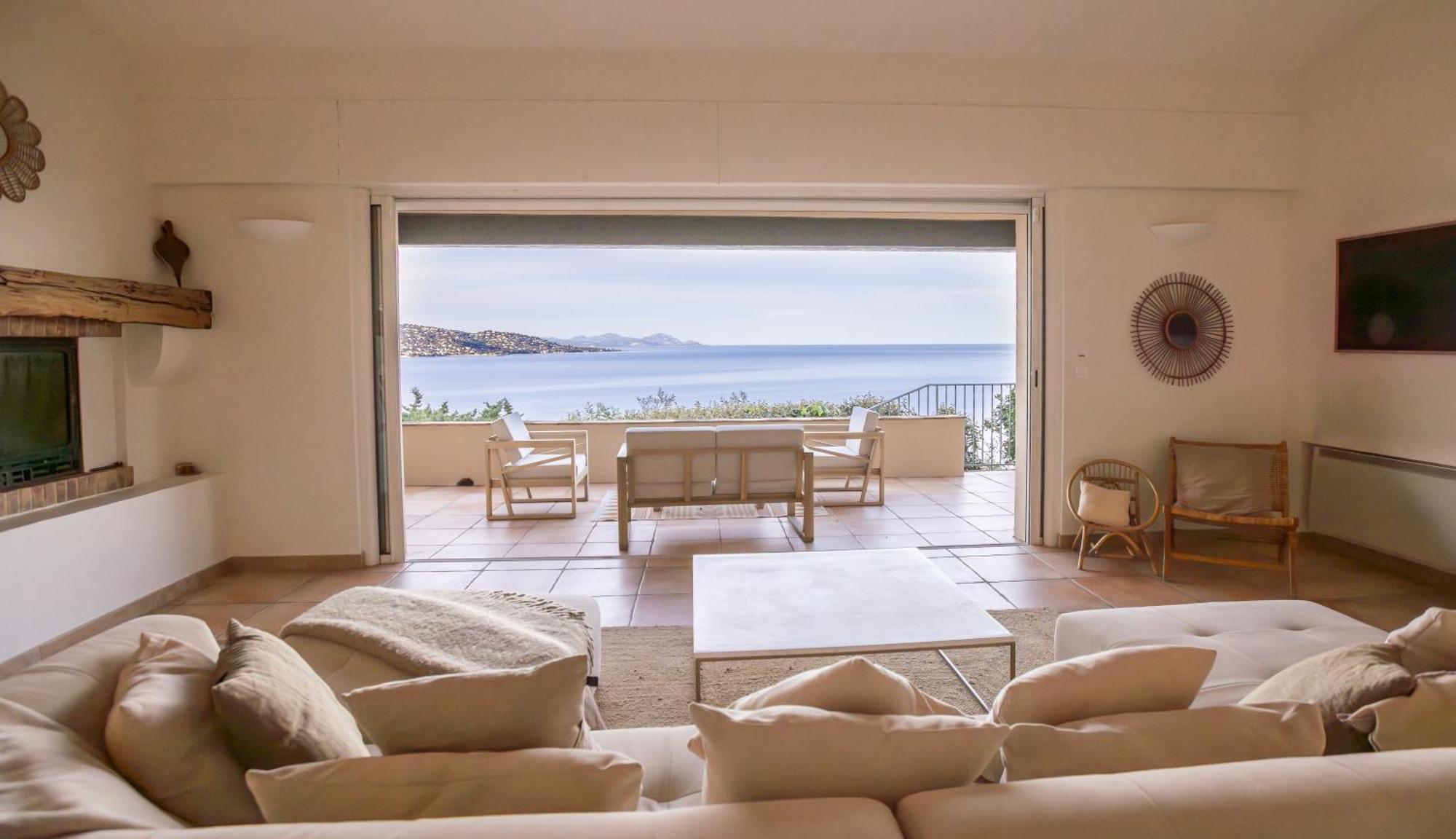 Superbe Villa, Incroyable Vue Mer, Piscine Chauffee, Climatisee Sainte-Maxime Exterior foto